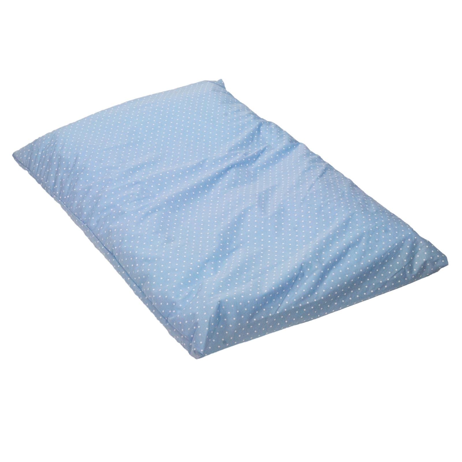 KULI-MULI Wickelkissenbezug Secure Lyocell Punkte blau 54 x 77 cm