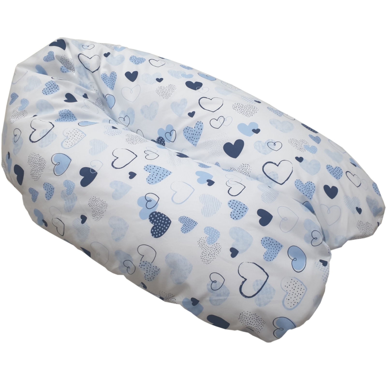BISAL Stillkissenbezug Herzen blau