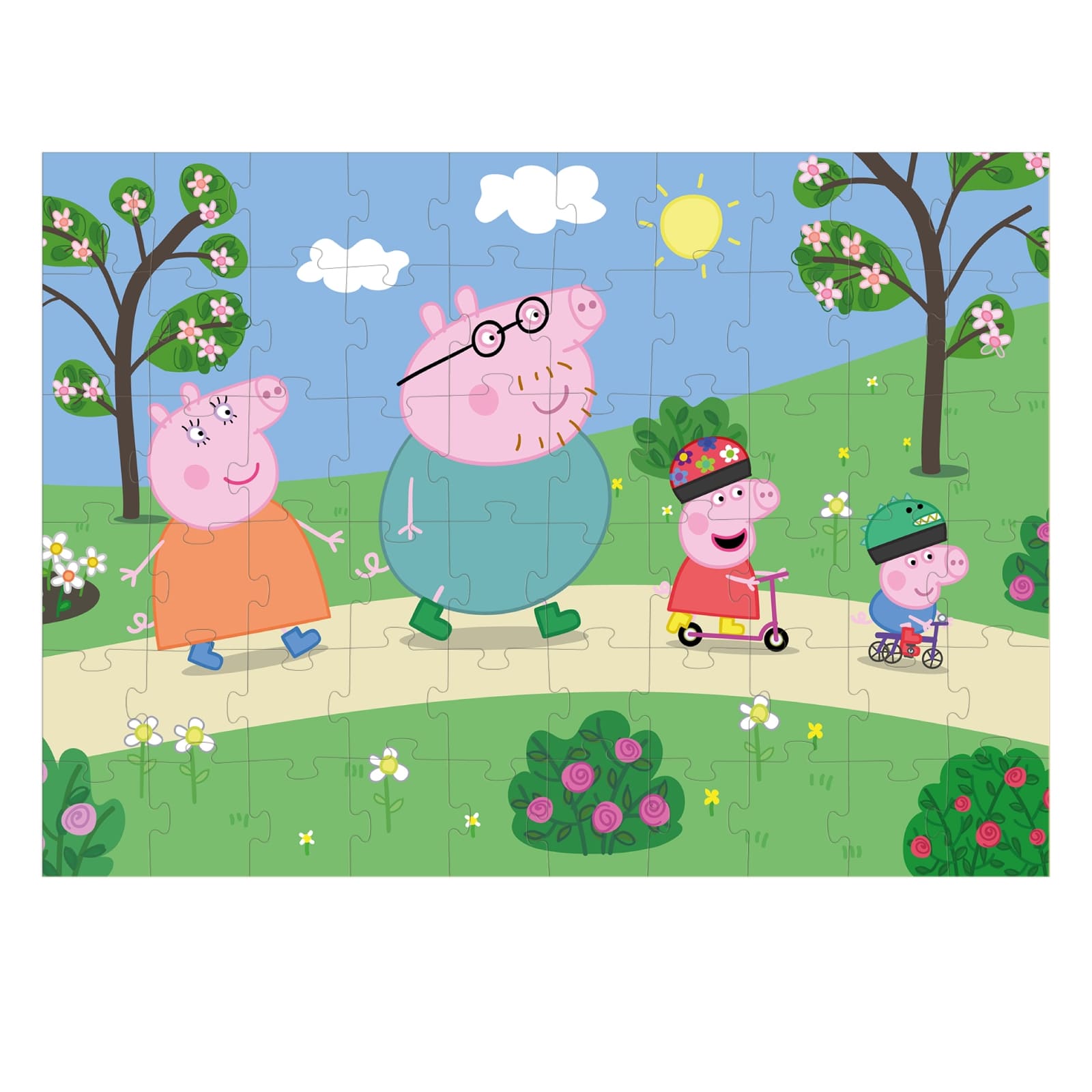 DODO Puzzle avec personnage Peppa Pig Promenade 60 pièces, 4a+
