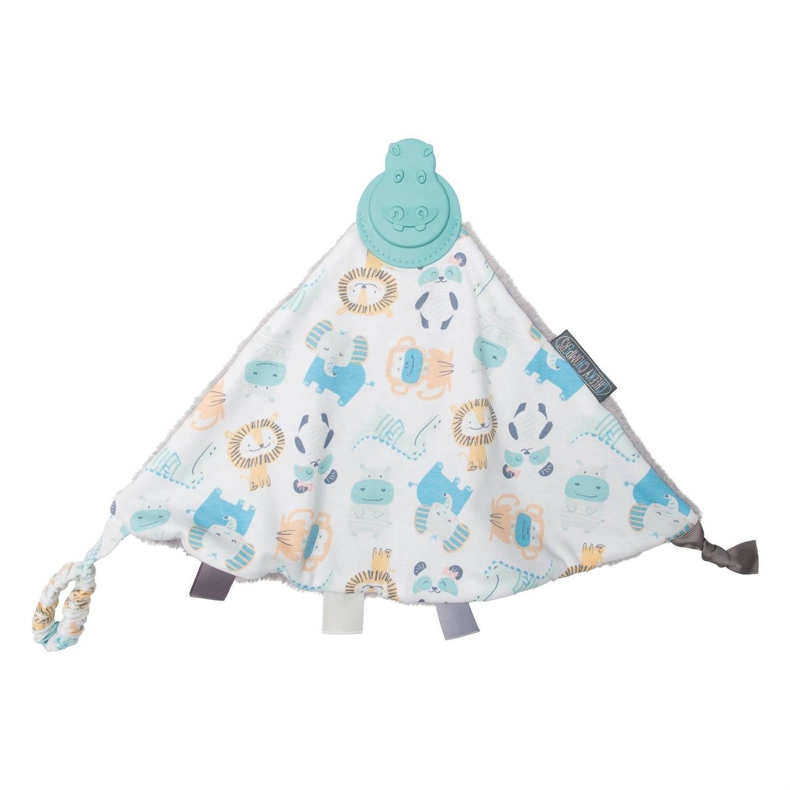 CHEEKY CHOMPERS Kuscheltuch mit Beissring Comfortchew Cheeky Animals