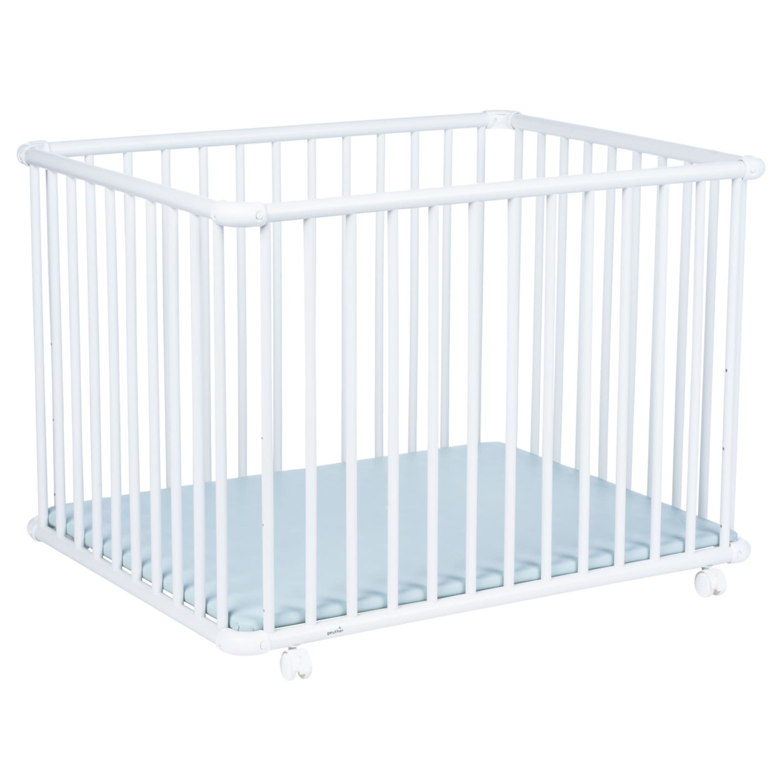 GEUTHER Laufgitter auf Rollen Belami Plus weiss