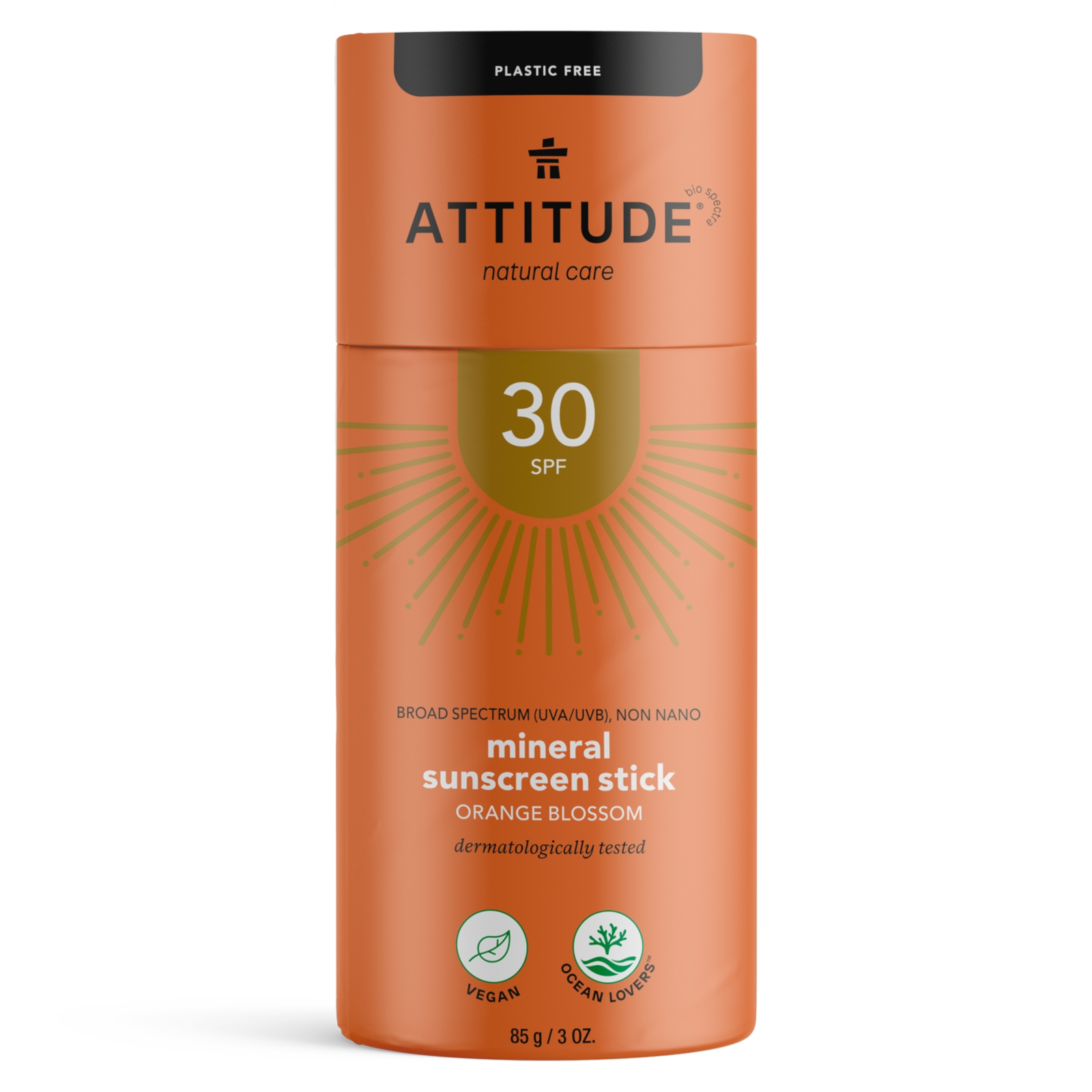 ATTITUDE Sonnencremestift unparfürmiert 85g