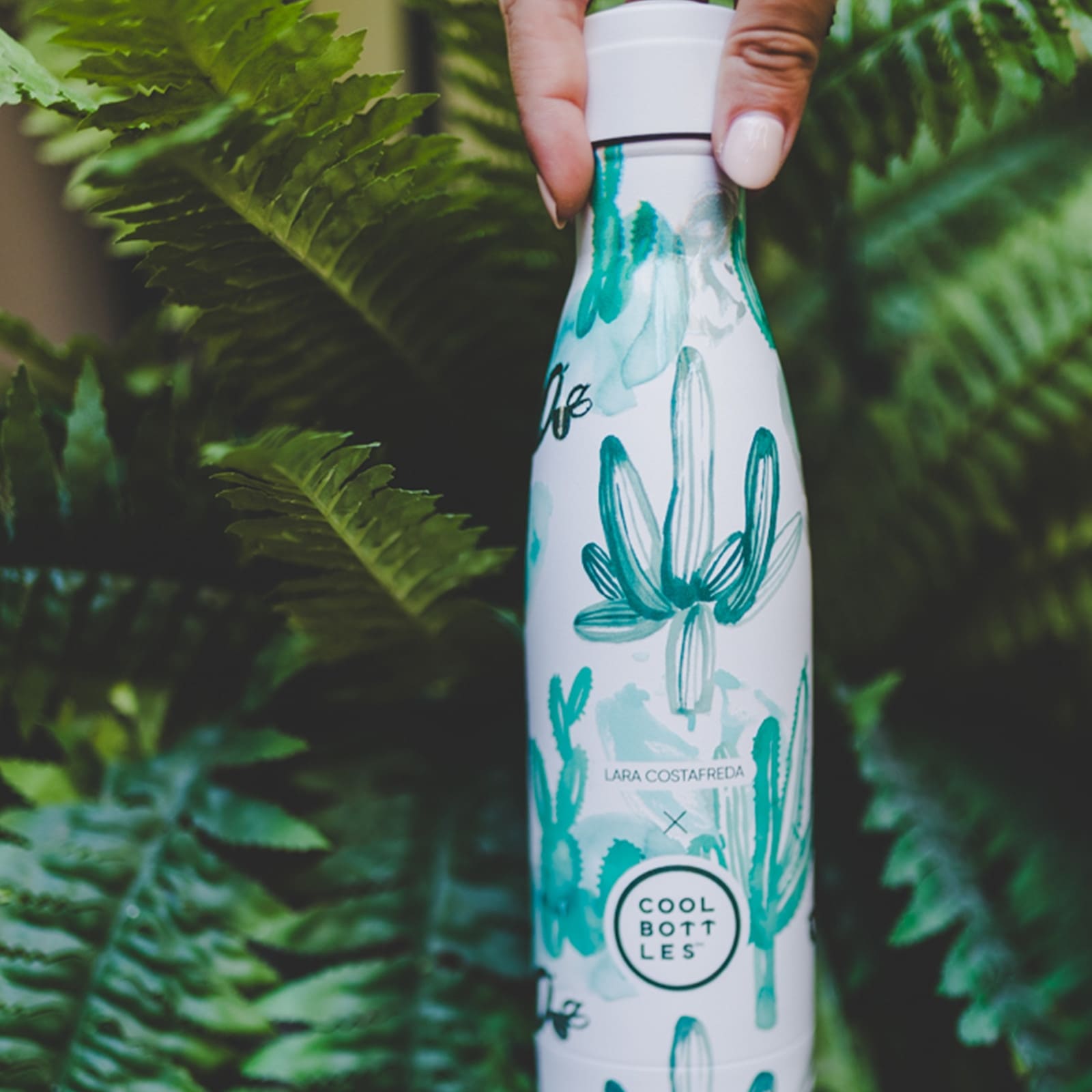 COOL BOTTLES Isolierflasche The Bottle Watercolor Cactus 500ml