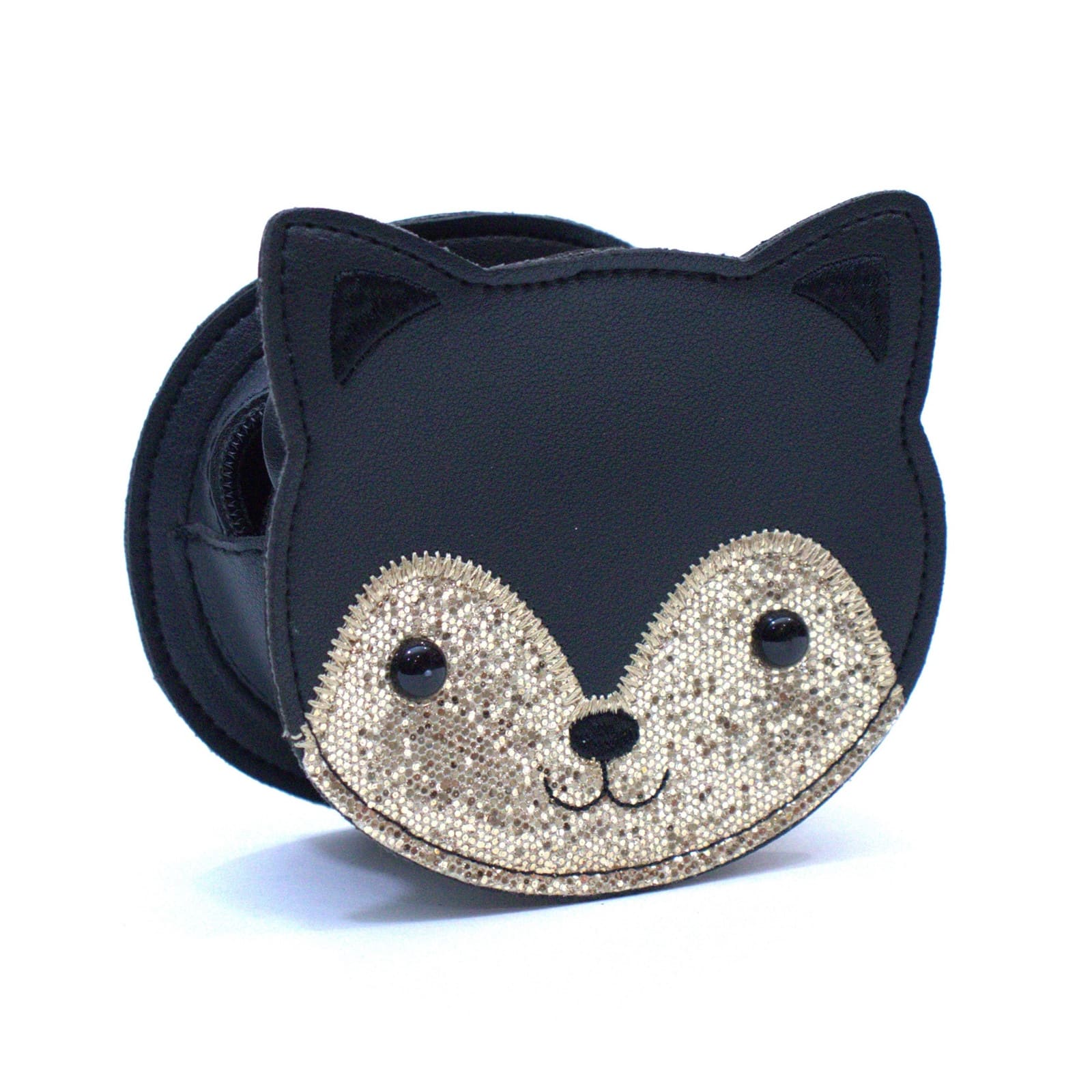 YUKO.B Umhängetasche Gaspard die Katze schwarz