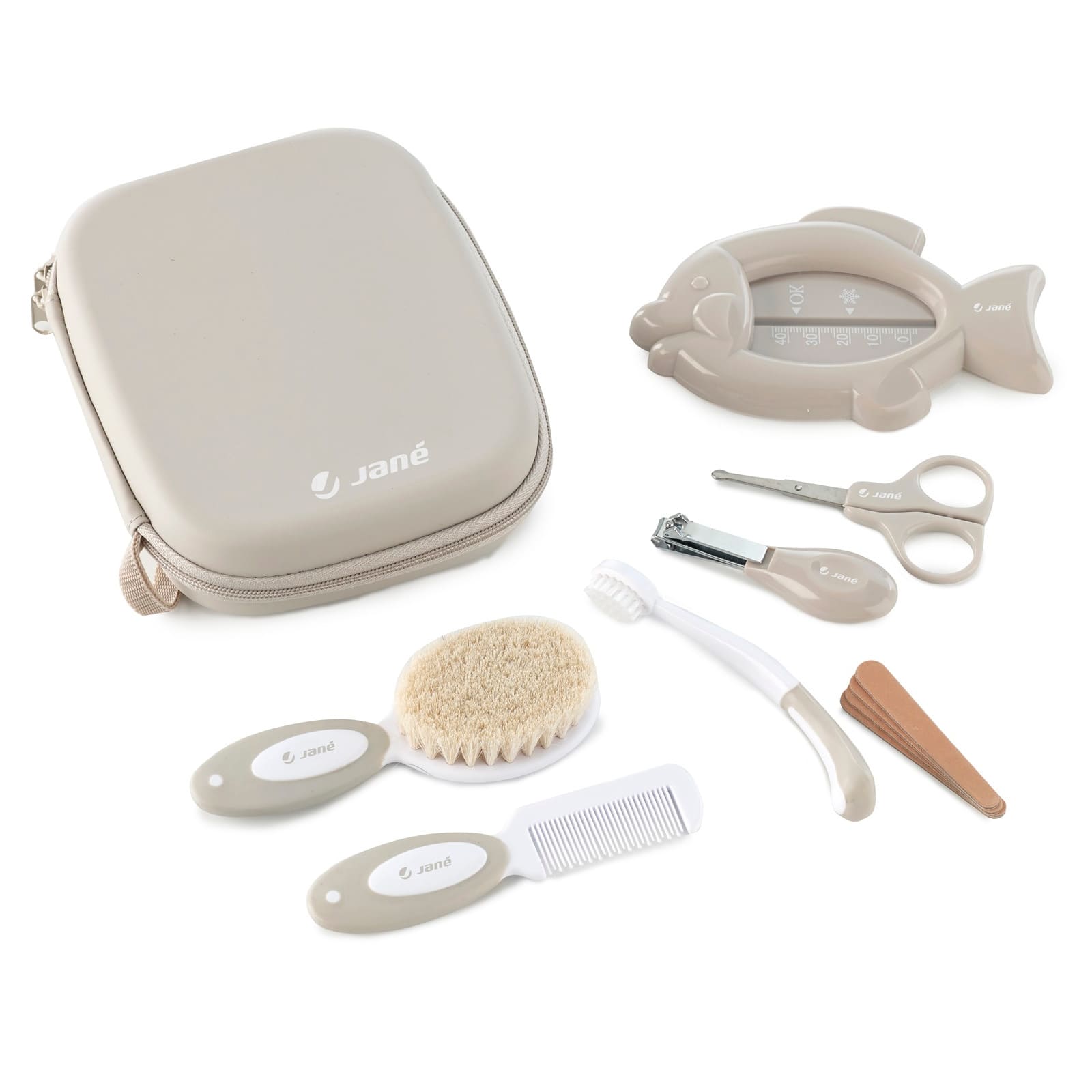 JANÉ Hygieneset mit Necessaire 7-teilig sand