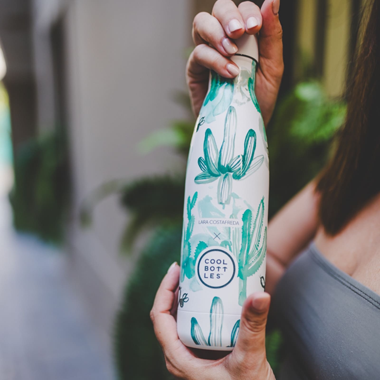 COOL BOTTLES Isolierflasche The Bottle Watercolor Cactus 500ml