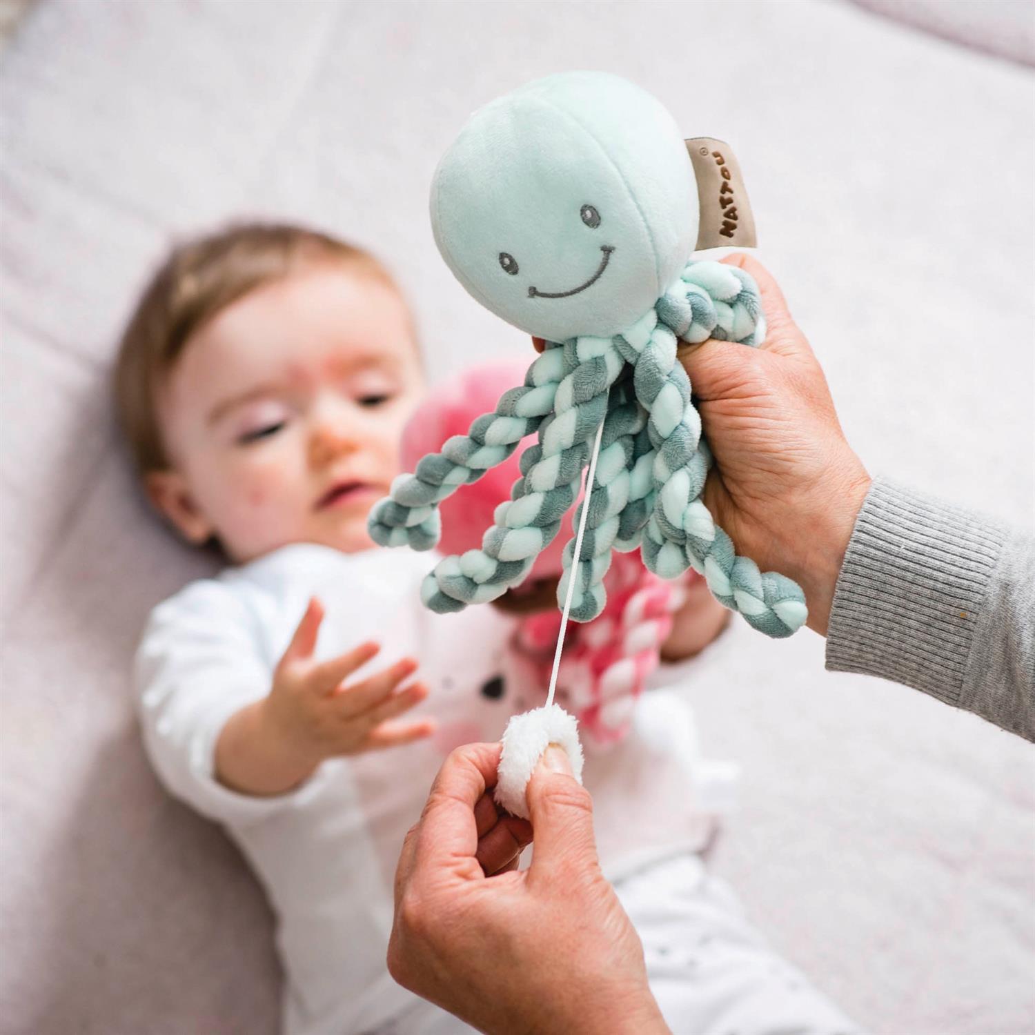 NATTOU Lapidou Spieluhr Oktopus