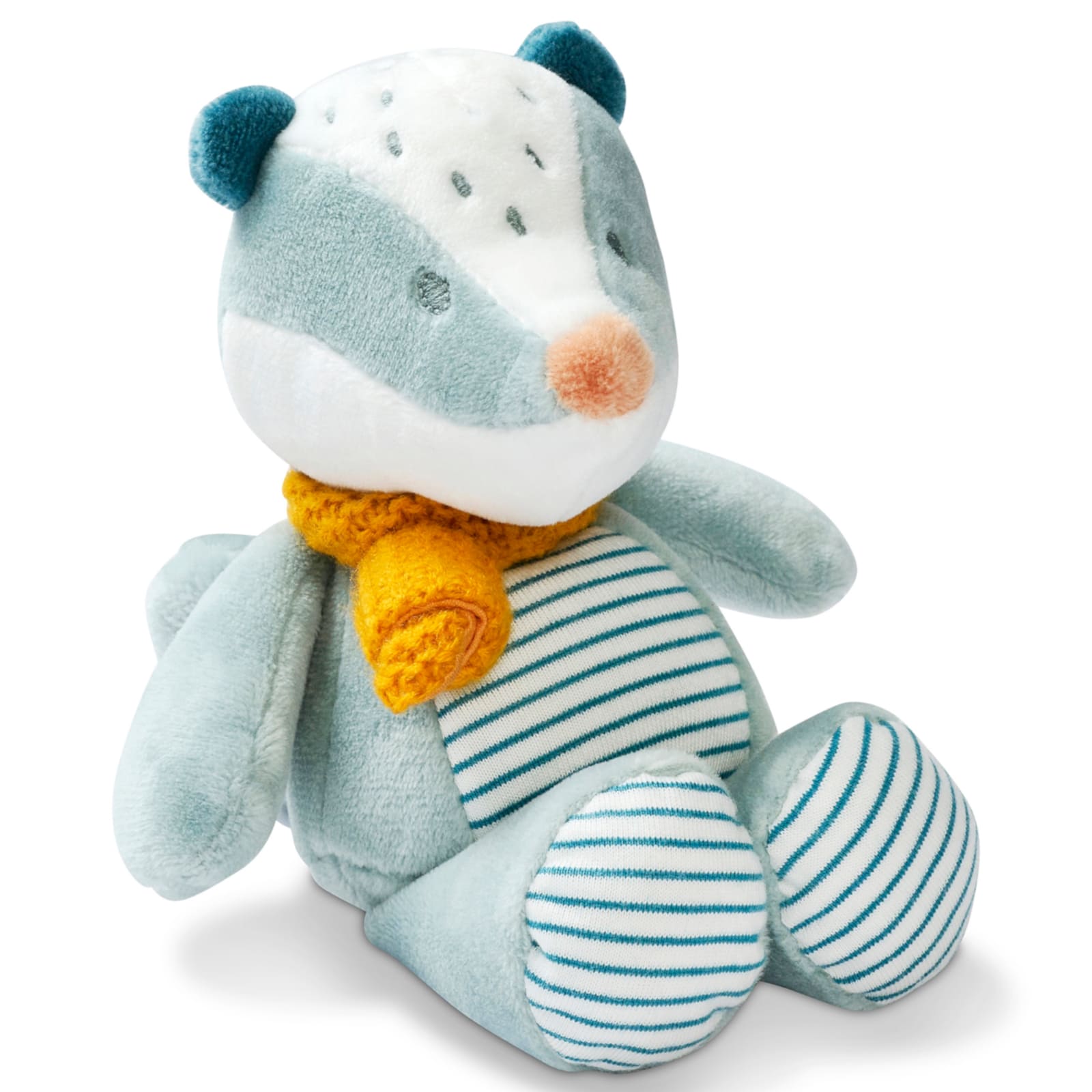 NATTOU Felix und Leo Rasseltier Felix der Dachs