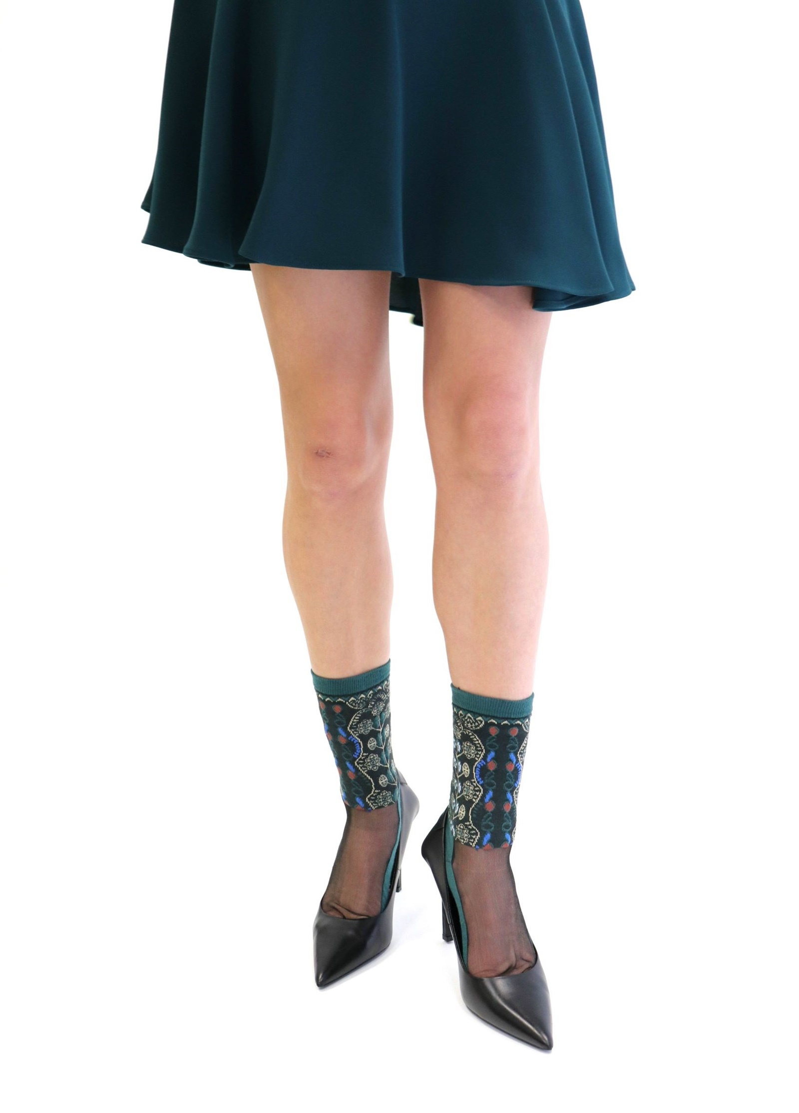 YUKO.B Socken NATASHA grün