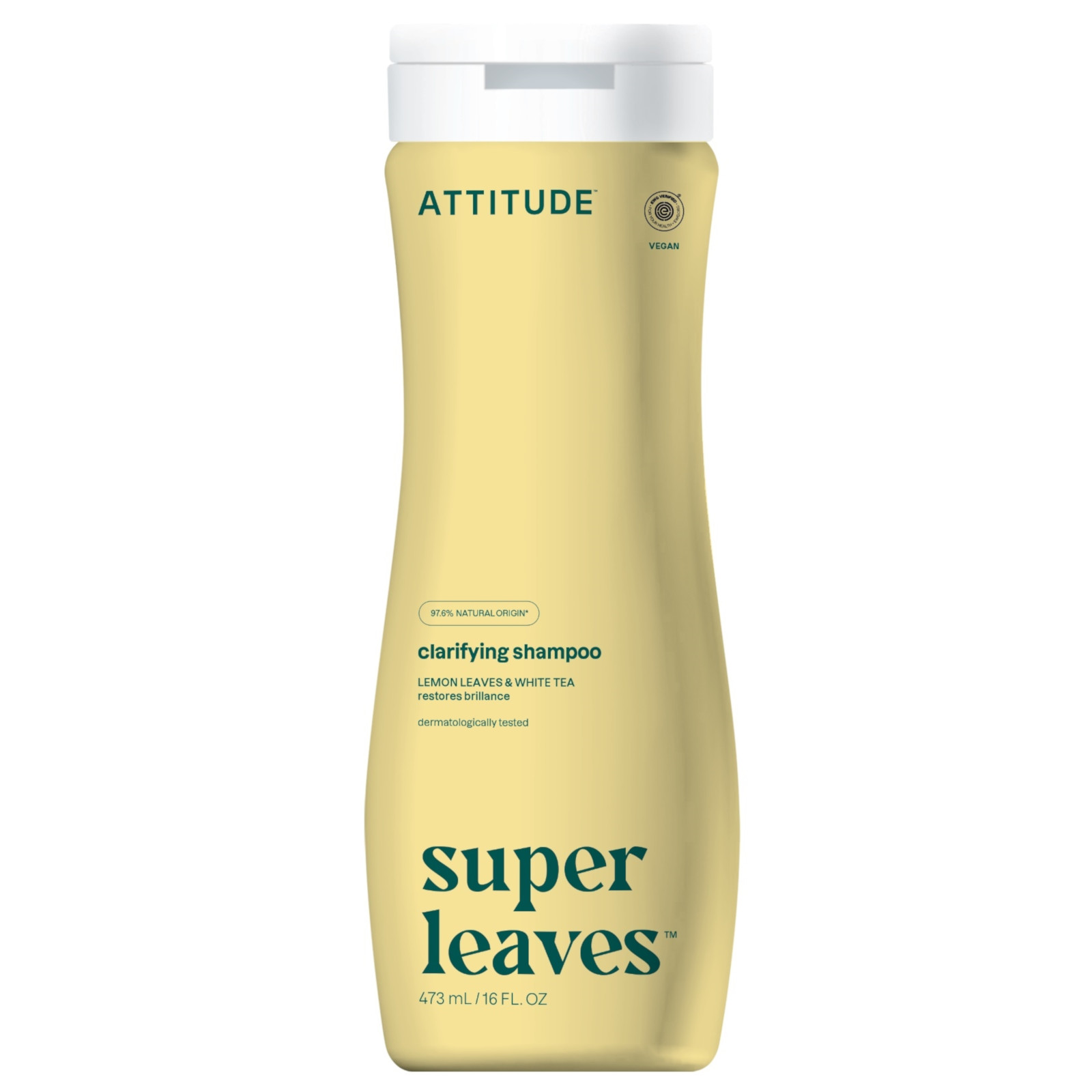 ATTITUDE Superleaves Natürliches Shampoo - tiefenreinigend, 473 ml