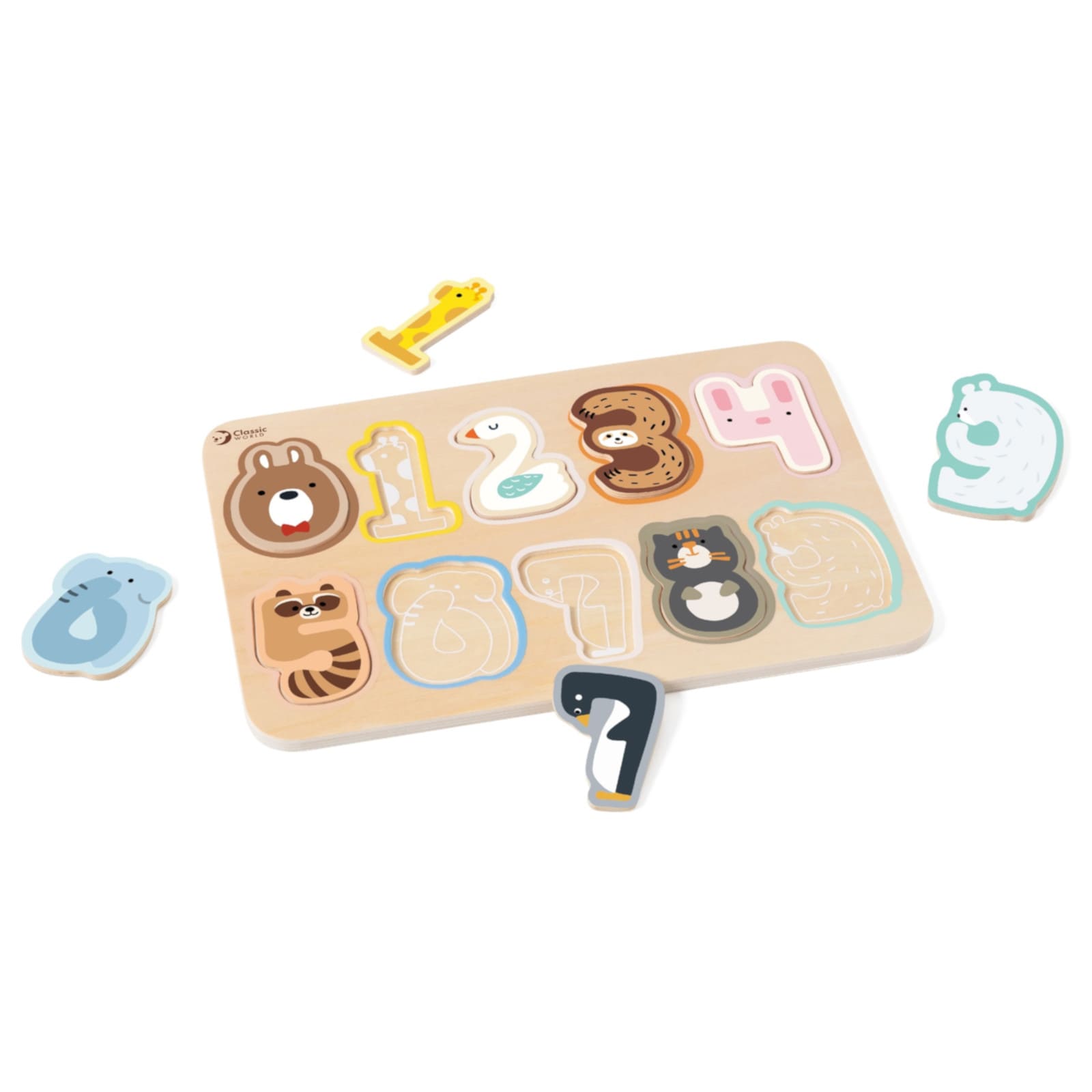 CLASSIC WORLD Puzzle de nombres, 24m+