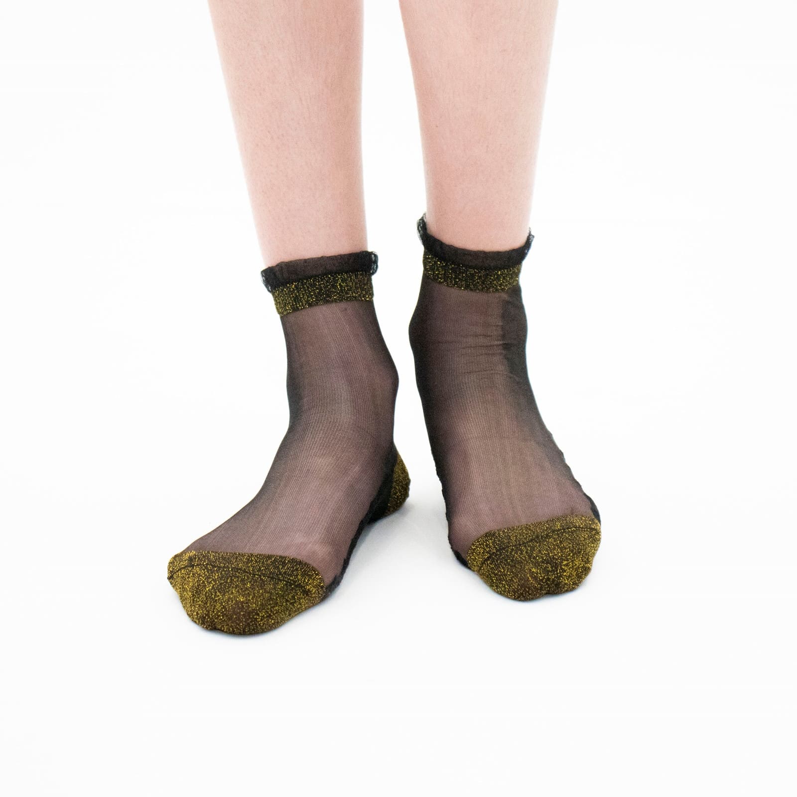 YUKO.B Socken SHINE gold