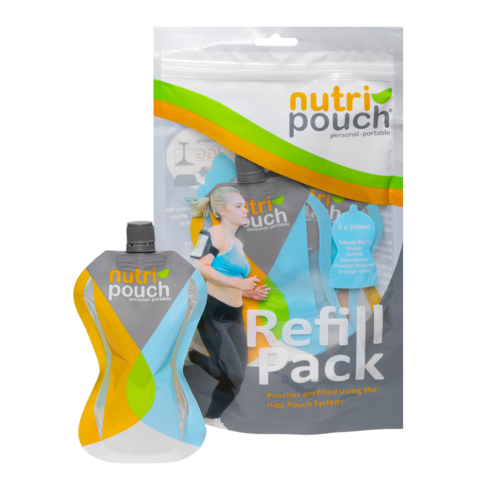 NUTRIPOUCH Nachfüllbeutel, 5er Pack