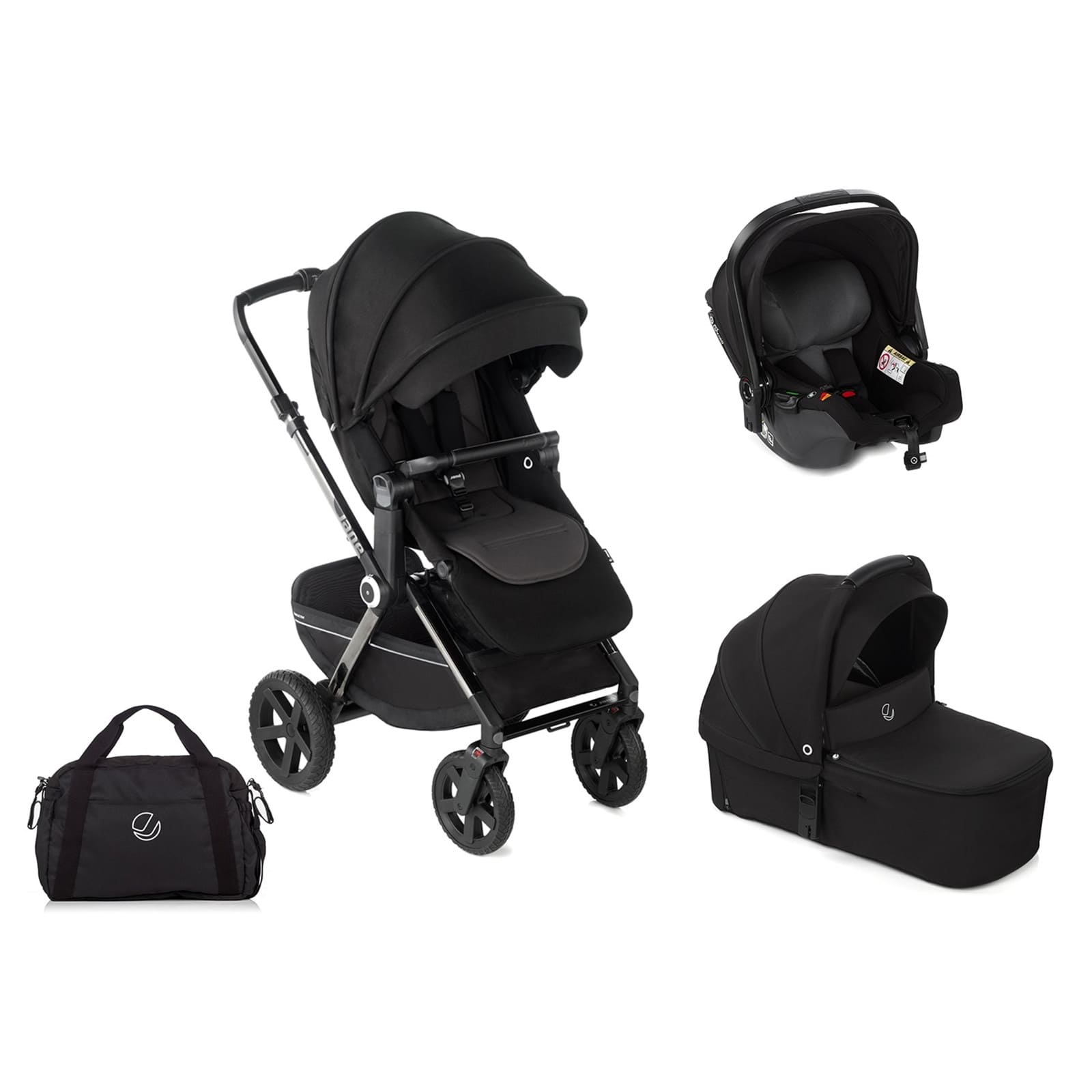 JANÉ Buggy Crosslight 3er Set Coal