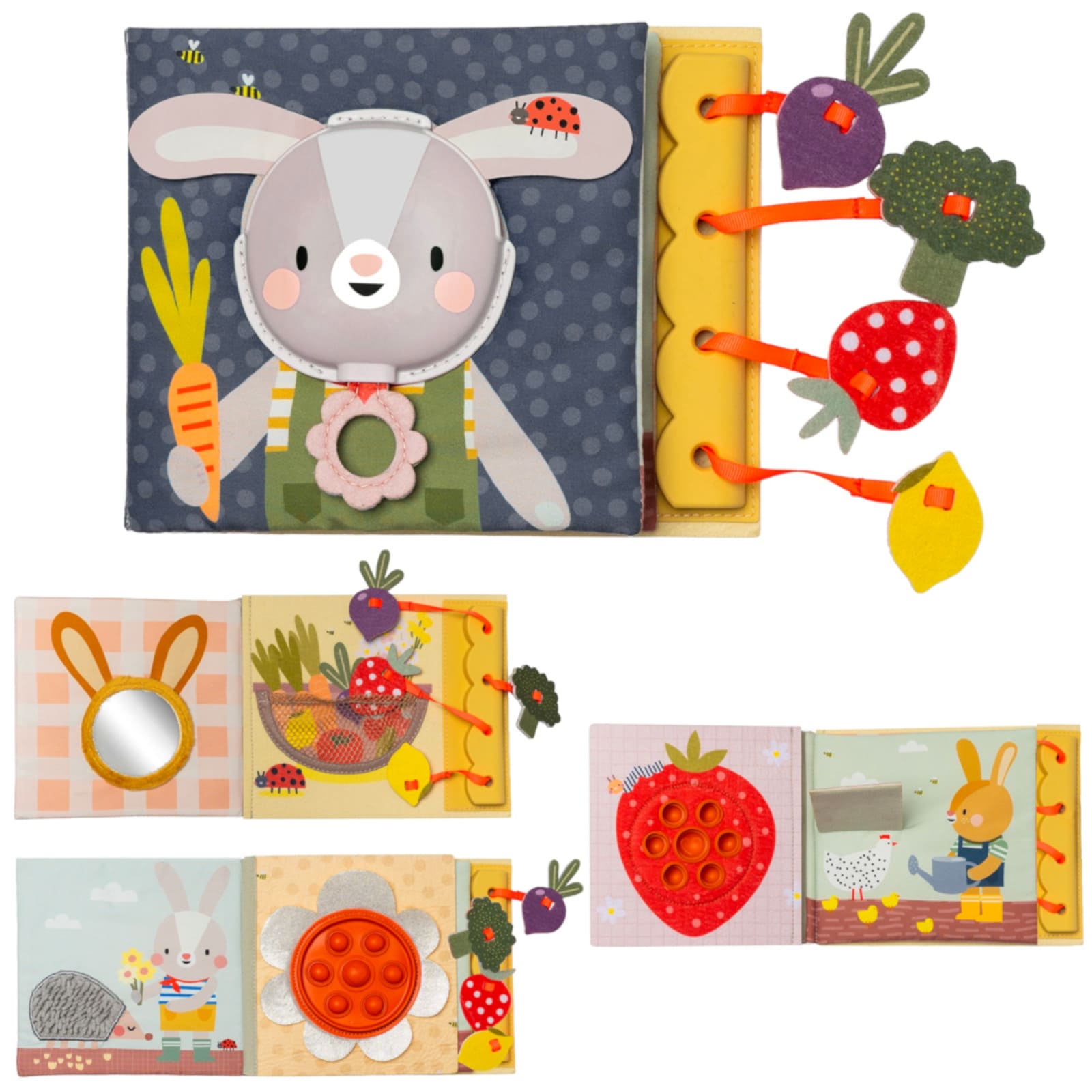 TAF-TOYS Mein erstes Aktivitätenbuch Garden, 6M+