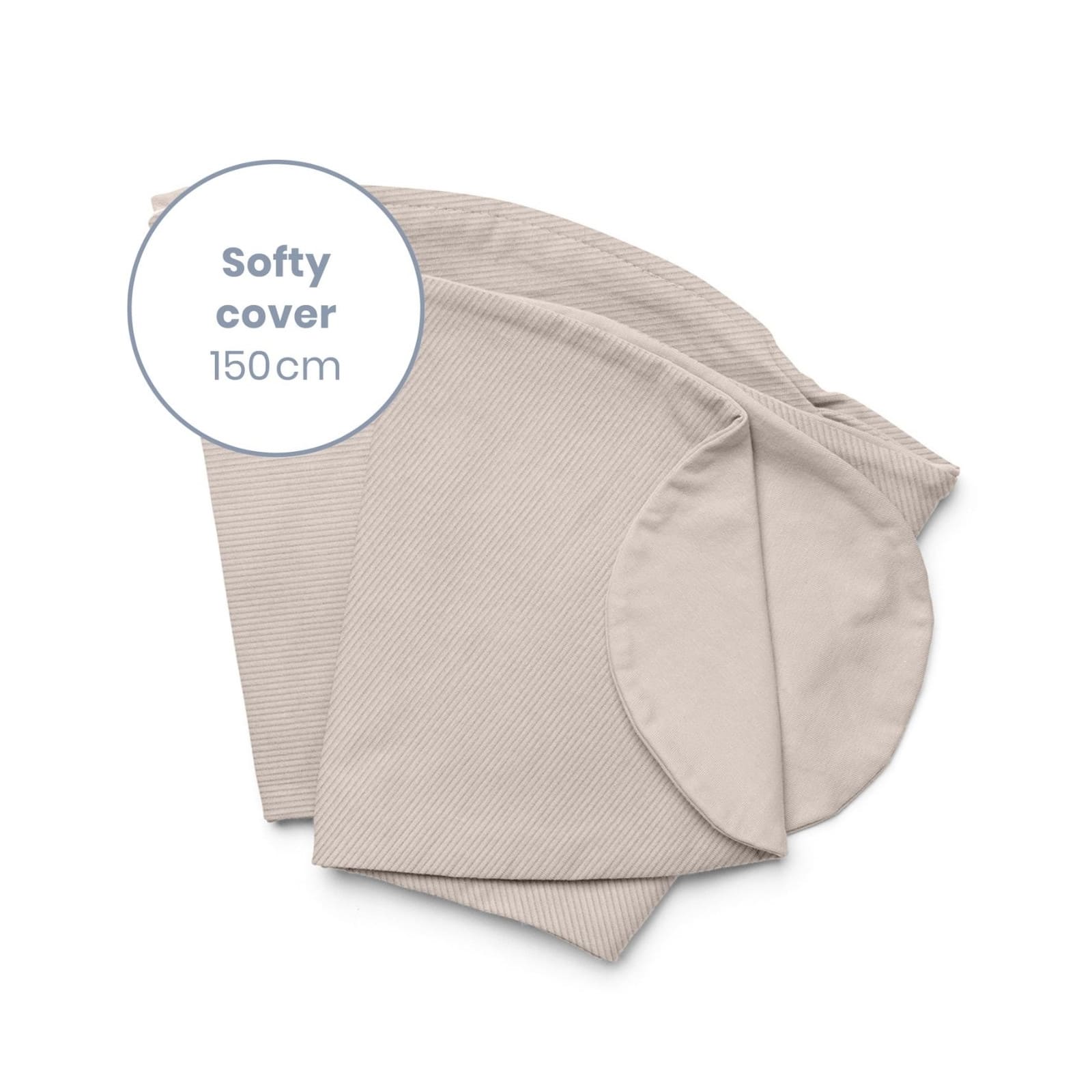 DOOMOO Kissenbezug Softy Corduroy sand