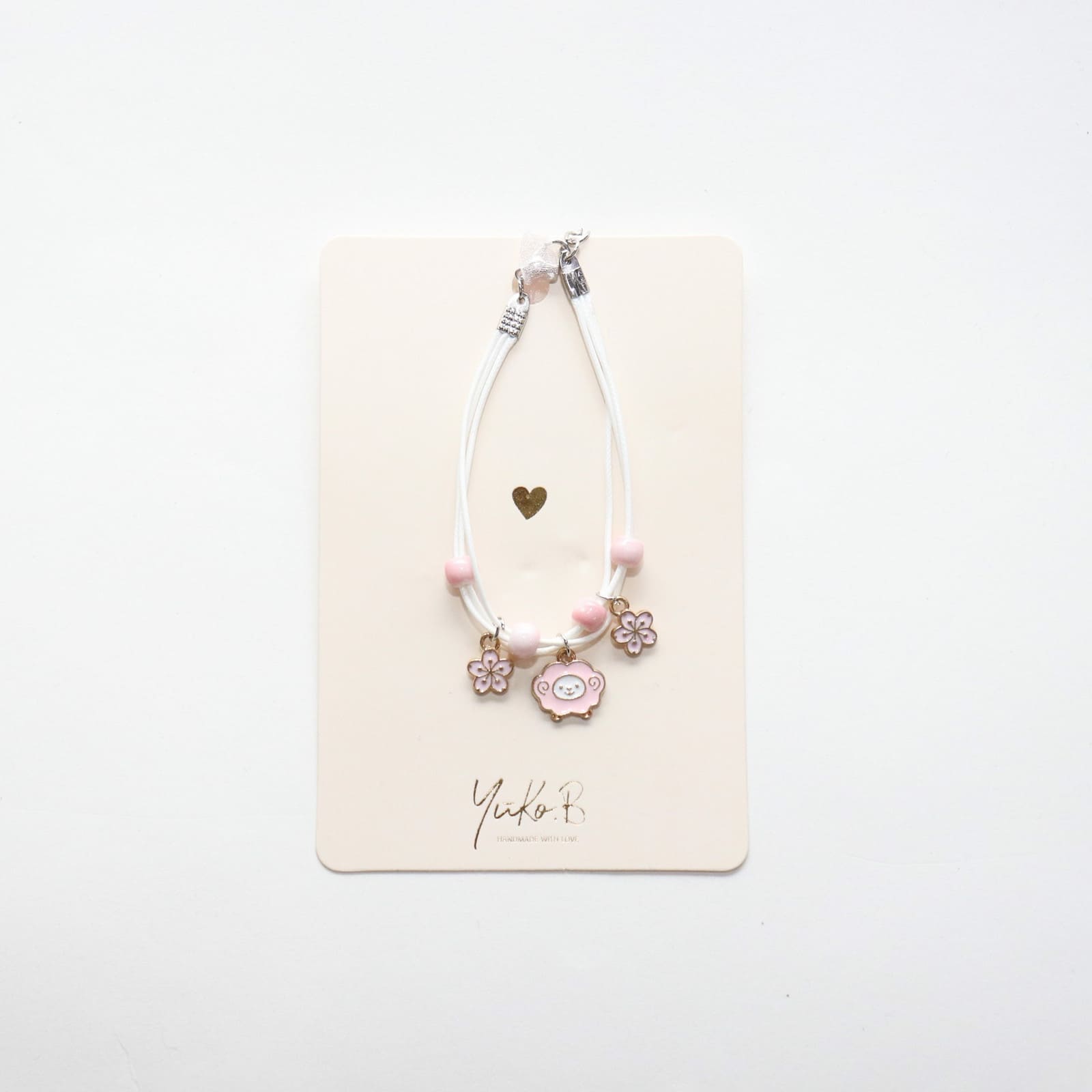 YUKO.B Bracelet cordon Petite brebis